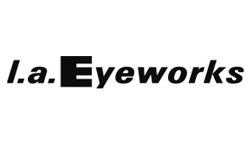 Logo de la marque l.a. Eyeworks vendue chez Valérie Verhaeghe opticien à Blagnac près de Toulouse