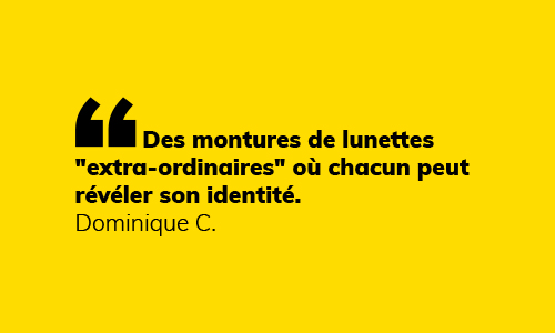 Infographie d'un avis client sur la boutique de Valérie Verhaeghe opticien à Blagnac près de Toulouse